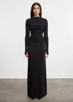 Enza Costa Cashmere Bias Skirt (3)