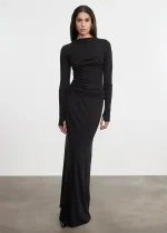 Enza Costa Cashmere Bias Skirt (4)