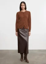Enza Costa Cashmere Crew Cardigan Sweater Hazel (3)
