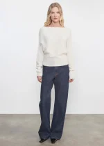 Enza Costa Cashmere Dolman Sweater (3)