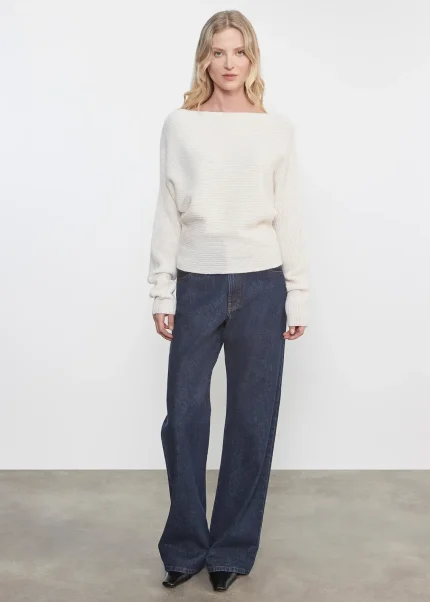 Enza Costa Cashmere Dolman Sweater (3)