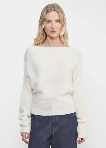 Enza Costa Cashmere Dolman Sweater (4)