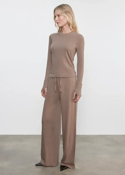 Enza Costa Cashmere Drawcord Pant (2)