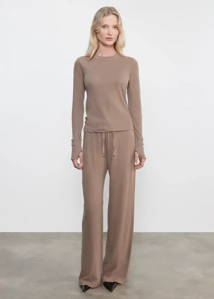 Enza Costa Cashmere Drawcord Pant (3)