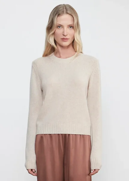 Enza Costa Cashmere Easy LS Crew Sweater (4)