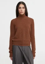Enza Costa Cashmere Easy LS Crew Sweater Hazel (1)