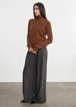 Enza Costa Cashmere Easy LS Crew Sweater Hazel (2)