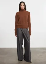 Enza Costa Cashmere Easy LS Crew Sweater Hazel (4)