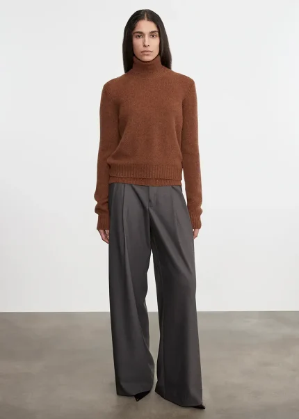 Enza Costa Cashmere Easy LS Crew Sweater Hazel (4)