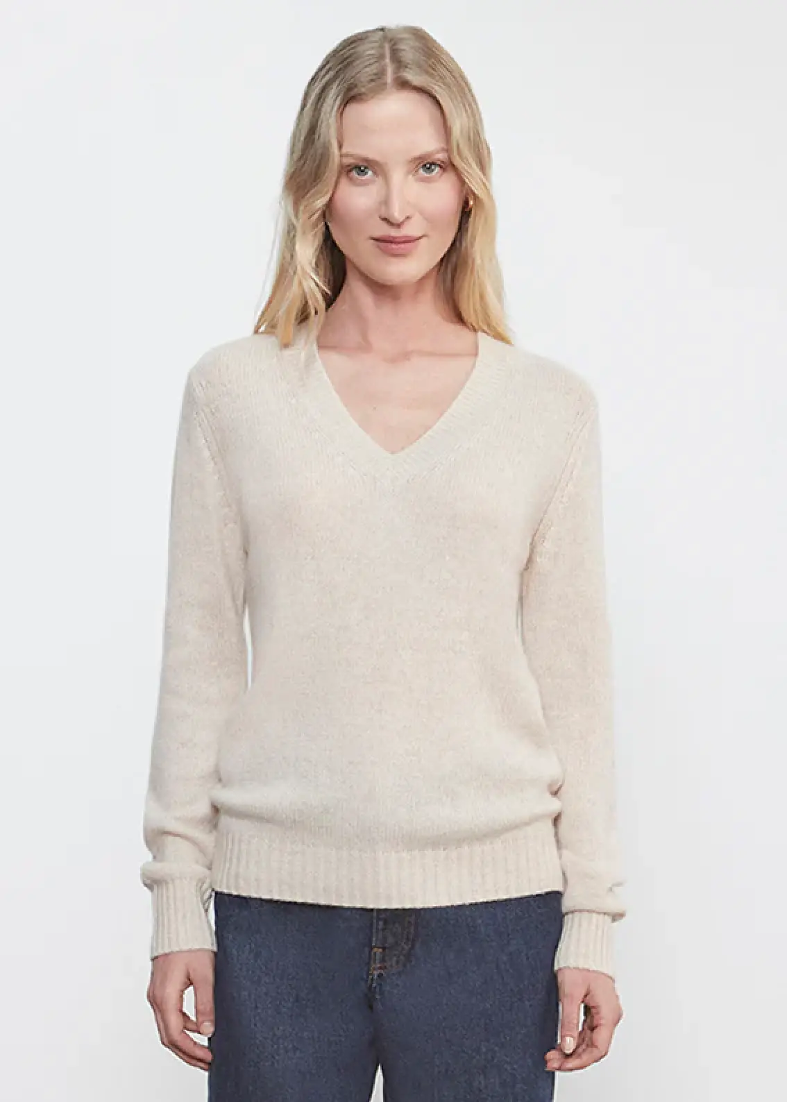 Enza Costa Cashmere V Neck Sweater (4) Enza Costa Cashmere V Neck Sweater (4)