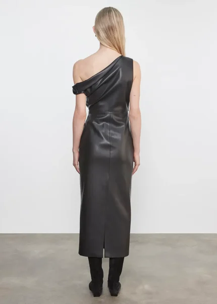 Enza Costa Leather Sculpted Dress (1)