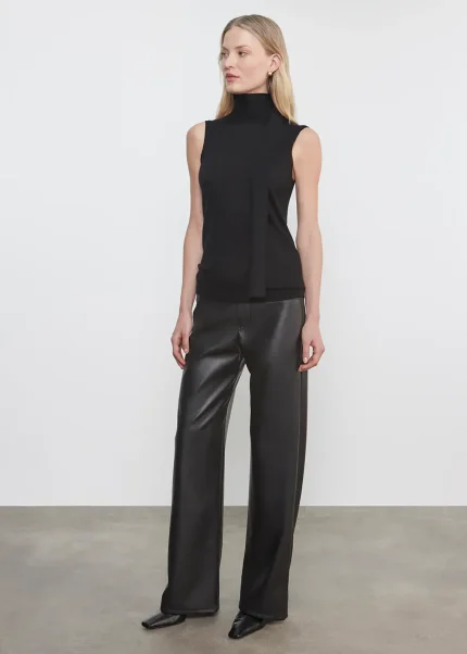 Enza Costa Leather Straight Leg (2)