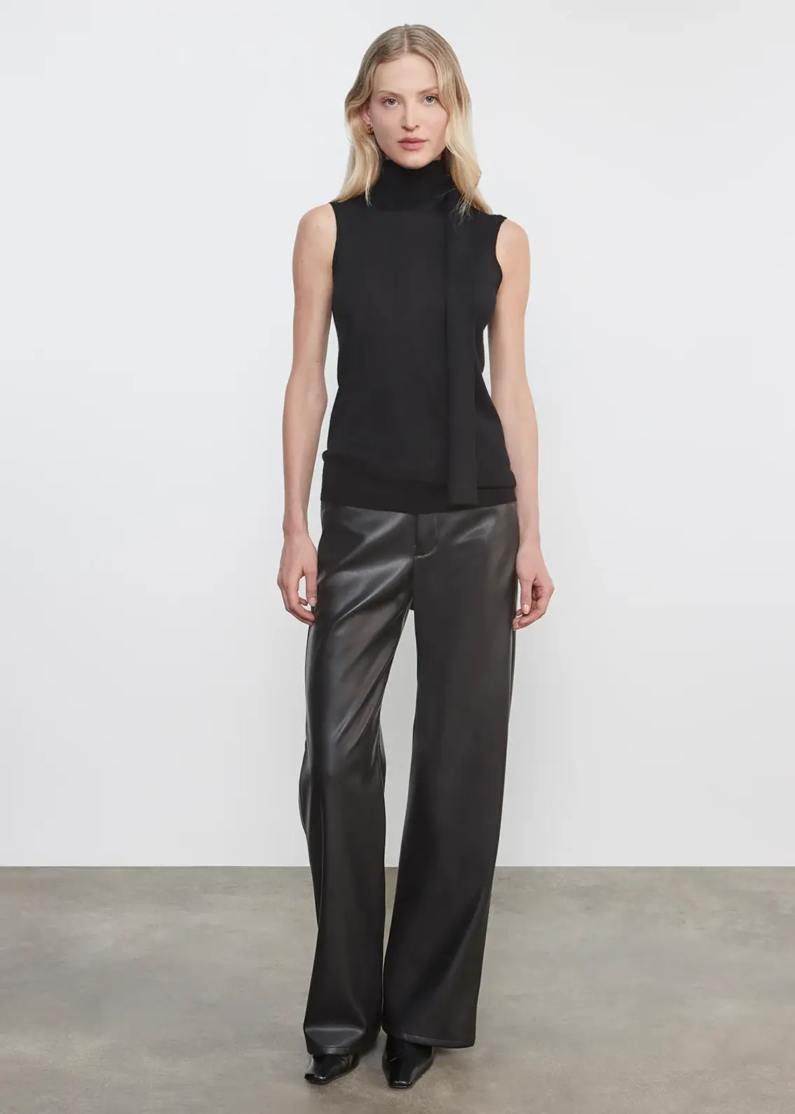 Enza Costa Leather Straight Leg (3) Enza Costa Leather Straight Leg (3)