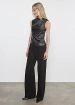 Enza Costa Leather Twist Top (2)