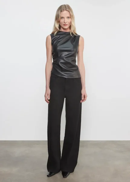 Enza Costa Leather Twist Top (3)