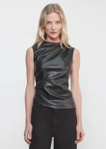 Enza Costa Leather Twist Top (4)