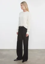 Enza Costa Longhair Cashmere Easy Crew Sweater (2)