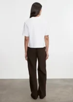 Enza Costa Relaxed Straight Leg Jean Coffee Bean (1)