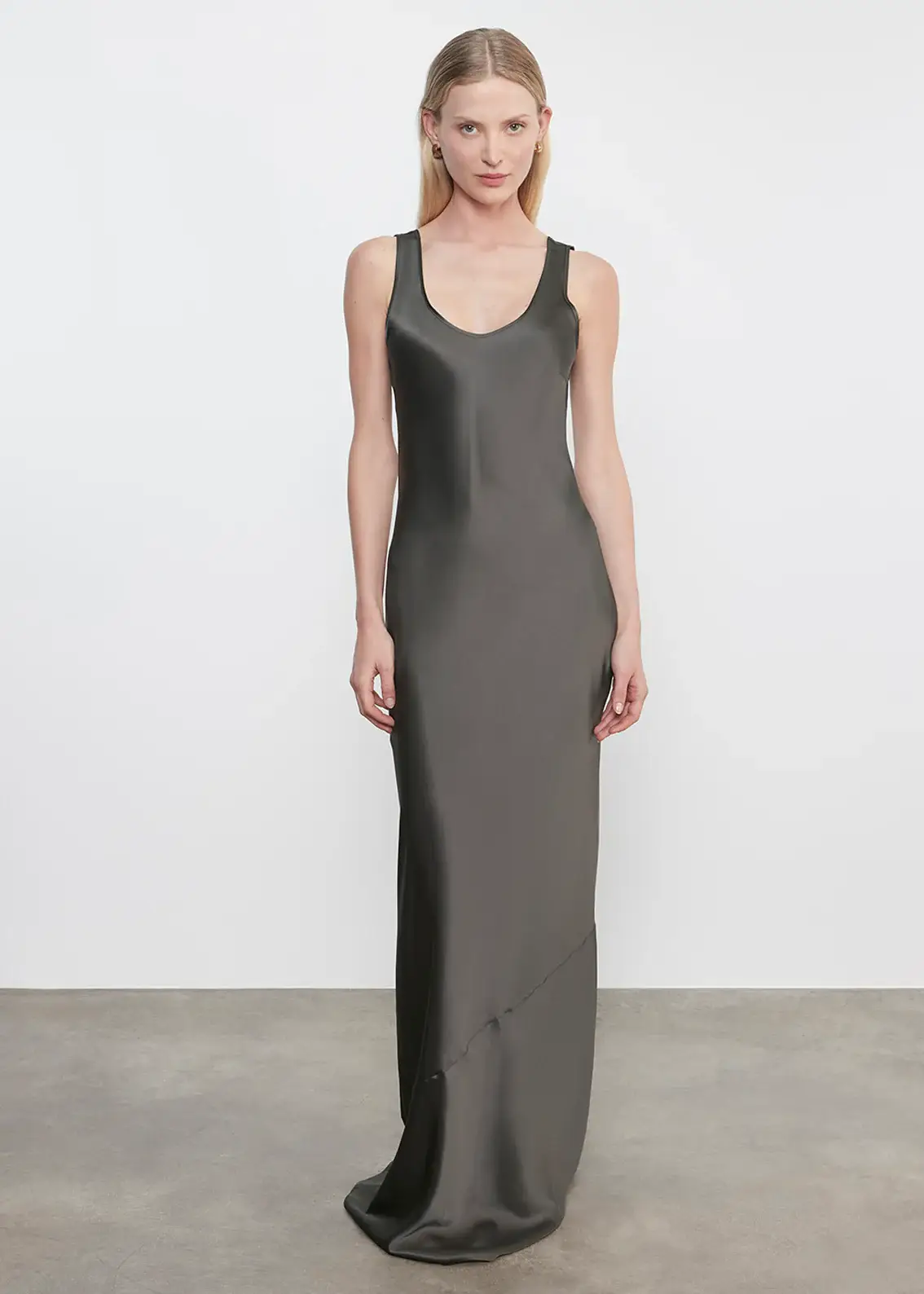 Enza Costa Silk Satin Tank Dress (2) Enza Costa Silk Satin Tank Dress (2)