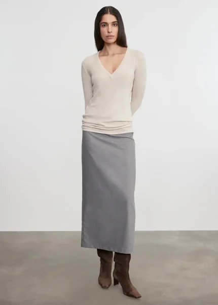 Enza Costa Suiting Pencil Skirt (3)