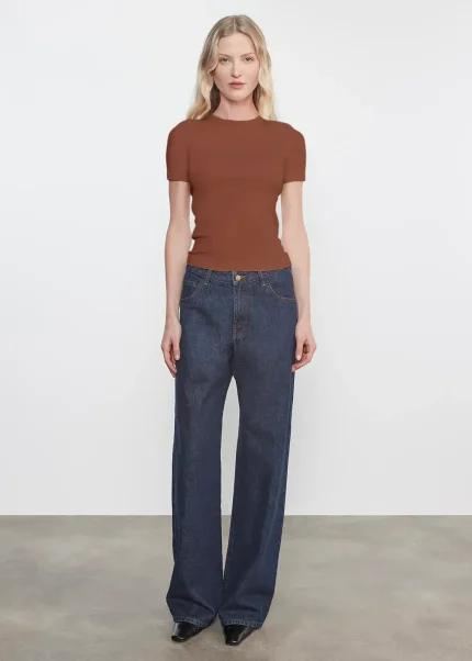 Enza Costa Supima Cotton New Classic SS Tee (4)
