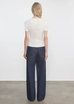 Enza Costa Supima Cotton New Classic SS Tee Alabaster (1)