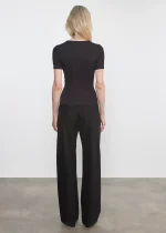 Enza Costa Supima Cotton New Classic SS Tee Black (1)