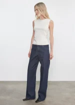 Enza Costa Supima Cotton New Classic Sleeveless Tee (2)