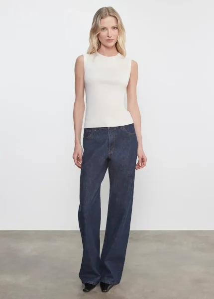 Enza Costa Supima Cotton New Classic Sleeveless Tee (3)