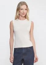 Enza Costa Supima Cotton New Classic Sleeveless Tee (4)