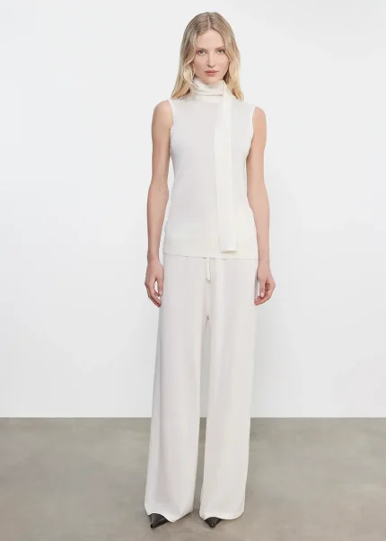 Enza Costa Tissue Cashmere Drawcord Pant Undyed (3)