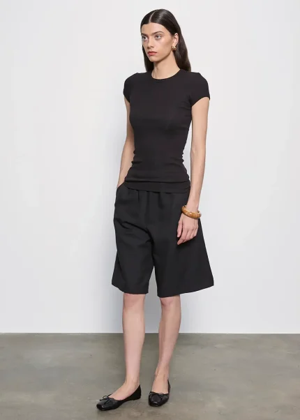 Enza Costa Twill Bermuda Short (2)