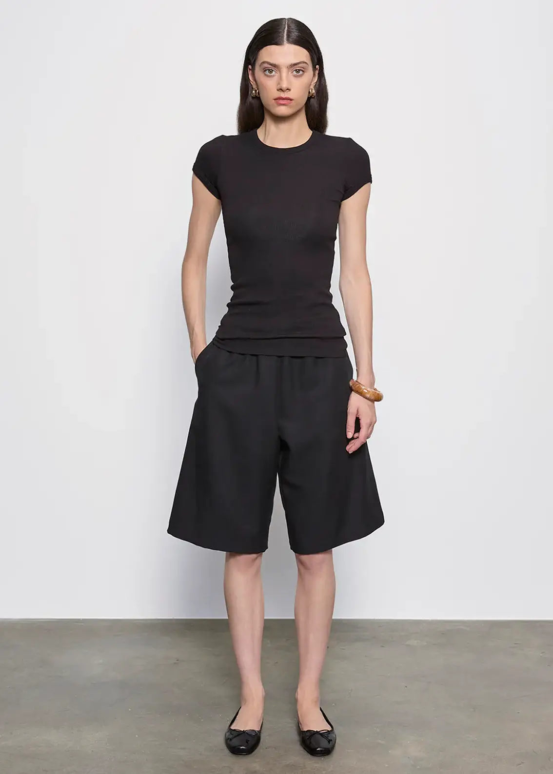 Enza Costa Twill Bermuda Short (3) Enza Costa Twill Bermuda Short (3)